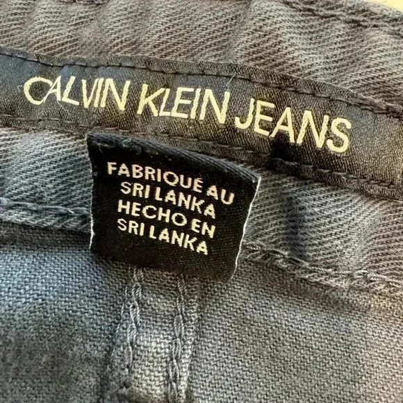 Calvin Klein straight fit 5 pocket men’s pants blue size 36x32 excellent - Picture 7 of 11